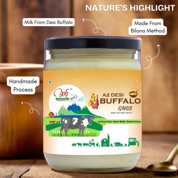 Natures Highlight of A2 Buffalo Ghee