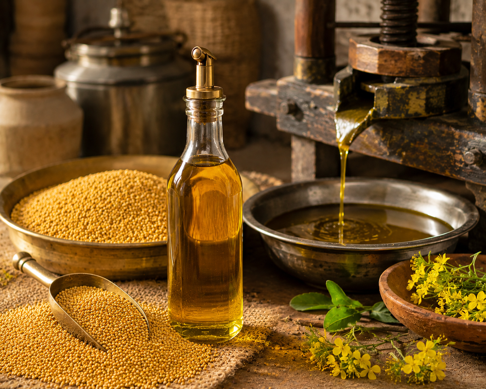 Why the Best Yellow Mustard Oil Is Never Rushed