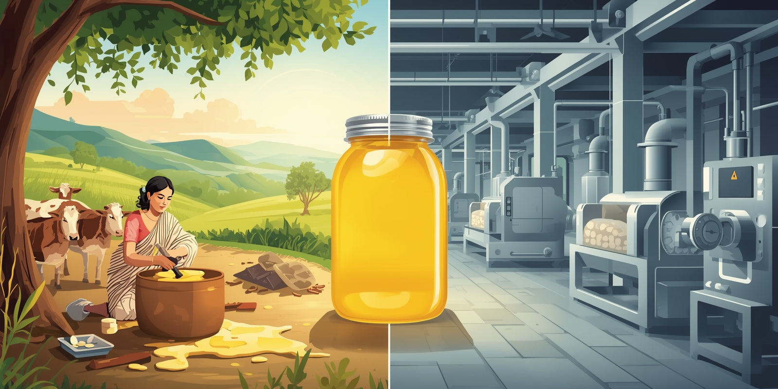 Bilona Ghee vs Market Ghee: The Ancient Secret That Modern Brands Forgot