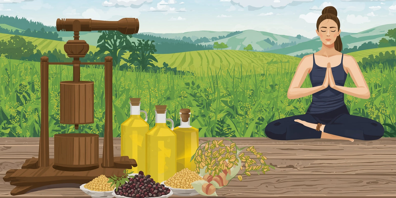 From Fields to Fitness: How Wood-Pressed Oils Fuel a Healthy Lifestyle in Modern Times