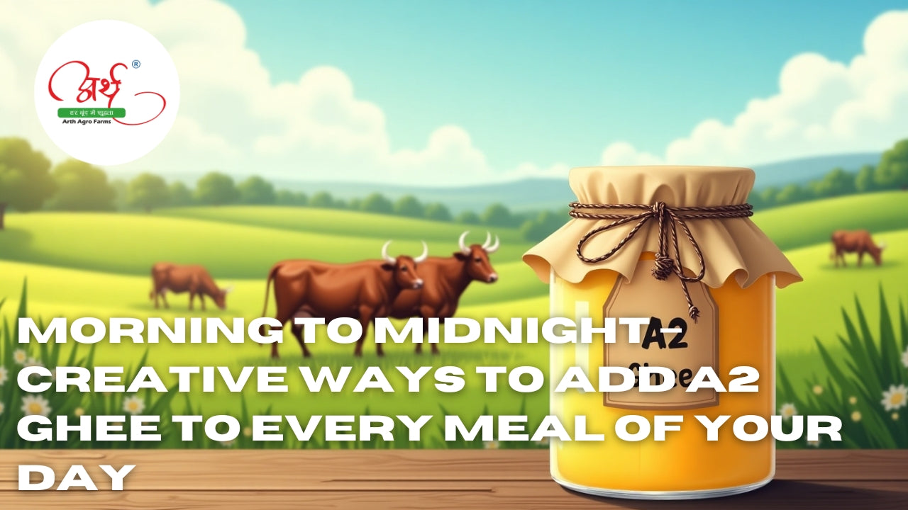 Morning to Midnight – Creative Ways to Add A2 Ghee to Every Meal of Your Day