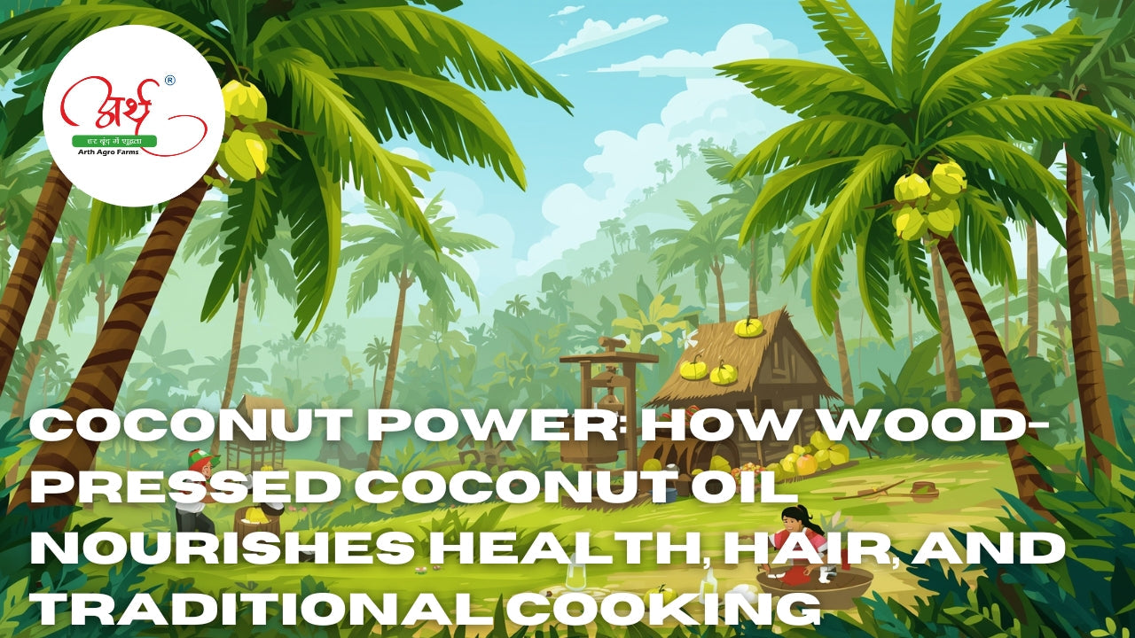 Coconut Power: How Wood-Pressed Coconut Oil Nourishes Health, Hair, and Traditional Cooking
