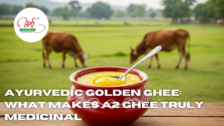Ayurvedic Golden Ghee: What Makes A2 Ghee Truly Medicinal