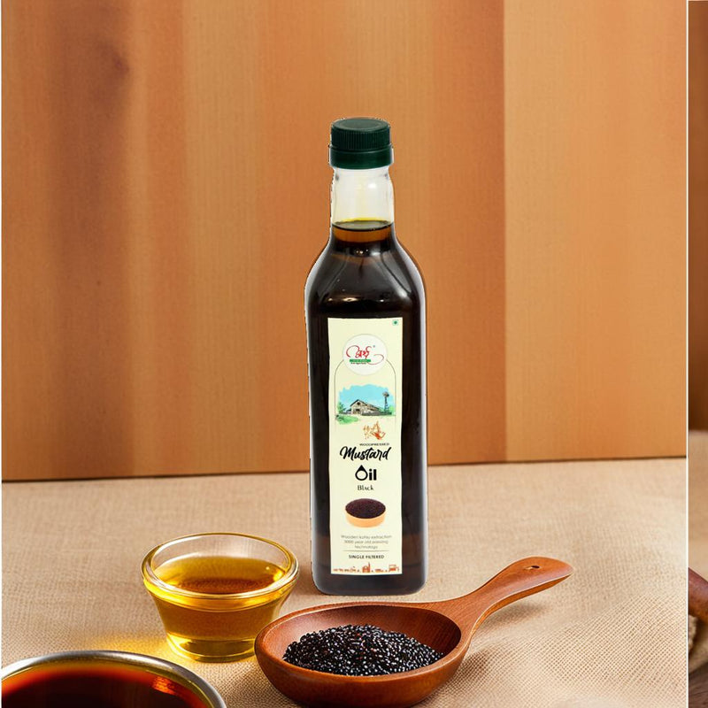 Bold, Pure, and Timeless: Experience the Power of Woodpressed Black Mustard Oil
