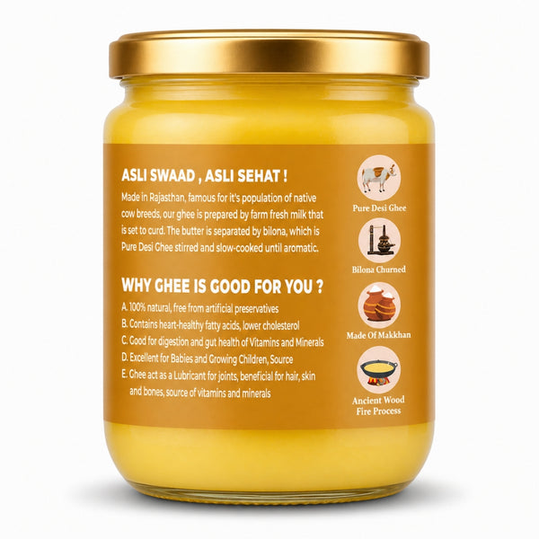 Arth Agro Farms – Pure A2 Desi Cow Ghee | Authentic Bilona Method | Healthy & Organic