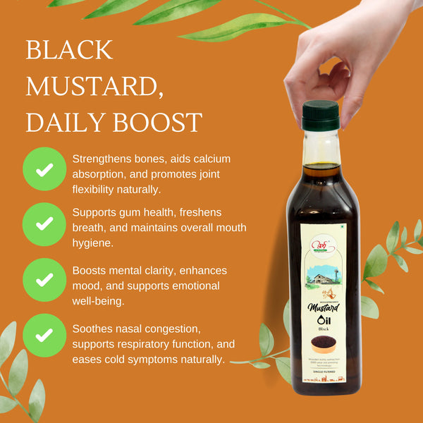 Woodpressed Black Mustard Oil