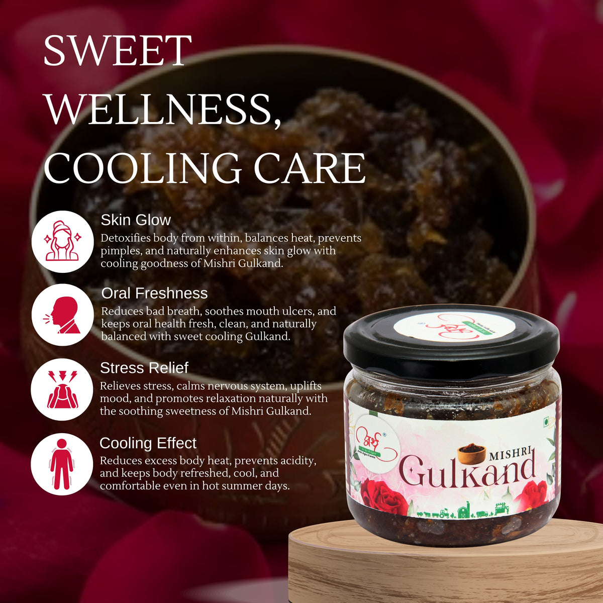 Pure Organic Mishri Gulkand