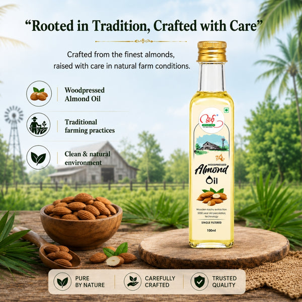 Wood Pressed Almond Oil