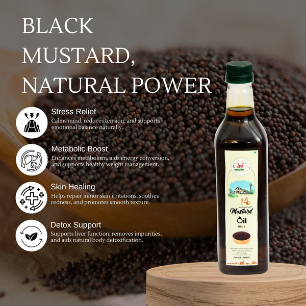 Woodpressed Black Mustard Oil