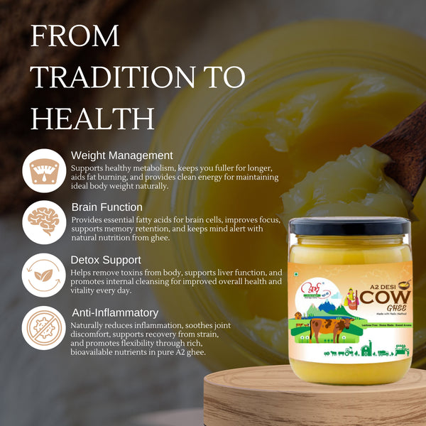 Arth Agro Farms – Pure A2 Desi Cow Ghee | Authentic Bilona Method | Healthy & Organic