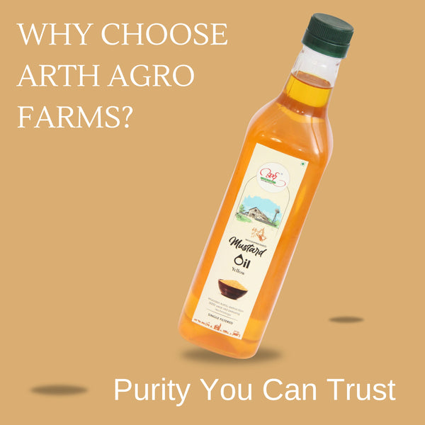 100% Pure Woodpressed Yellow Mustard Oil