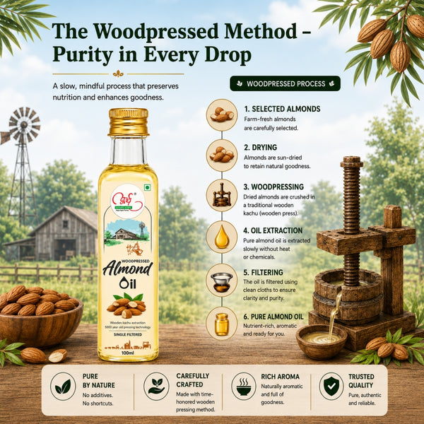 Wood Pressed Almond Oil
