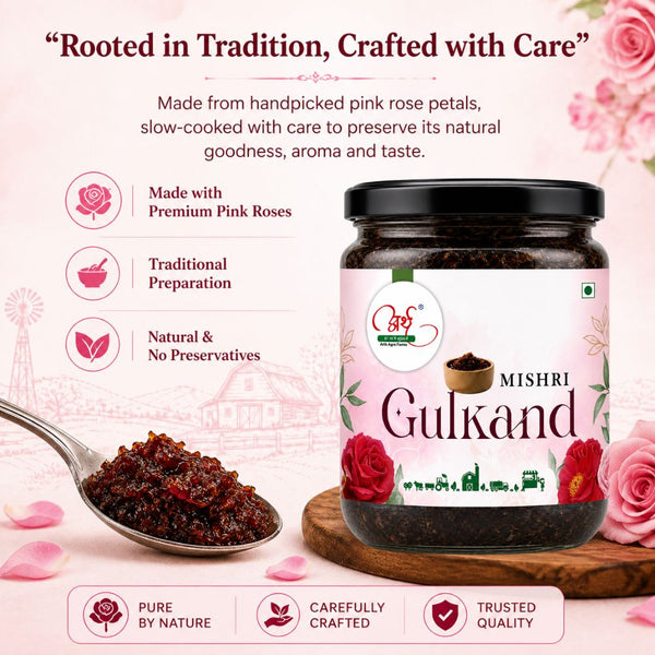 Mishri Gulkand – A Sweet Blend of Health, Tradition & Taste