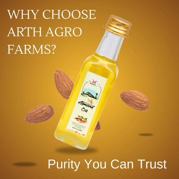Pure Wood Pressed Almond Oil – 100% Natural & Chemical-Free