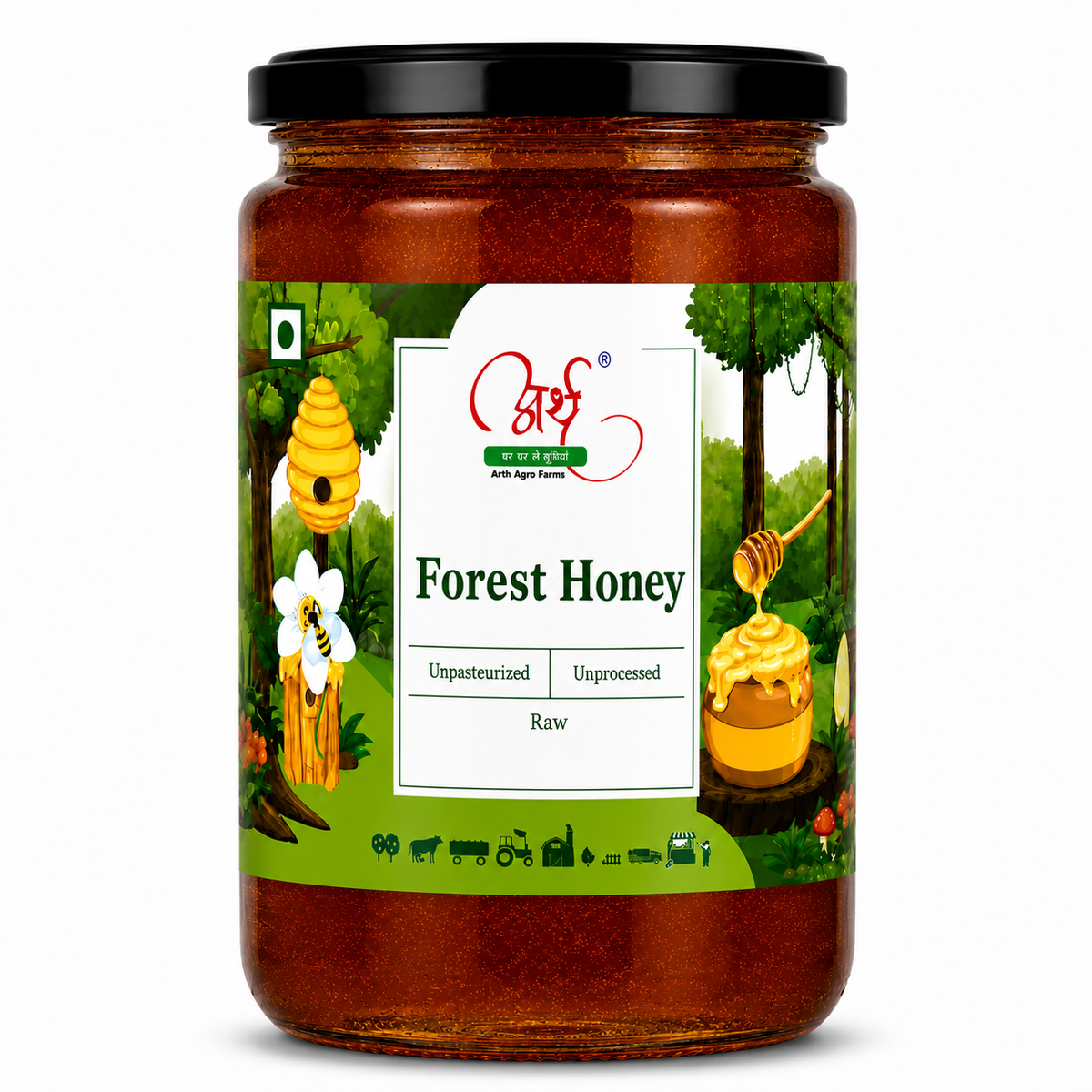 Arth Wild Forest Honey – Pure Honey Sourced from the Himalayan Forests